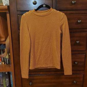 Stradivarius Cognac Longsleeve Top